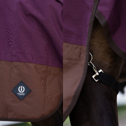 Imperial Riding Outdoor-Decke Customized High Neck Fleece Bordeaux / Hellbraun Imperial Riding Outdoor-Decke Customized High Neck Fleece Bordeaux / Hellbraun