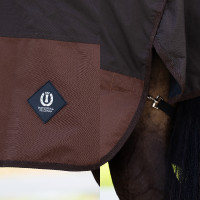 Imperial Riding Outdoor-Decke Customized High Neck Fleece Dunkelbraun / Hellbraun