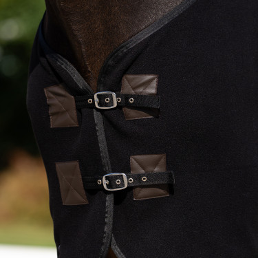 HV Polo Basic Fleece-Decke Schwarz