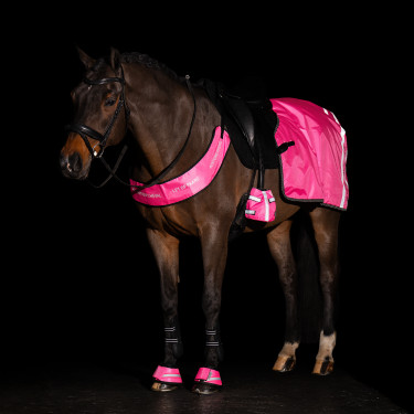 Imperial Riding Reflex-Ausreitdecke Neonrosa