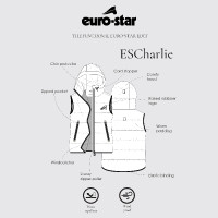 Ärmellose Steppweste Euro-Star Charley Kids Holunder Braun Ärmellose Steppweste Euro-Star Charley Kids Holunder Braun