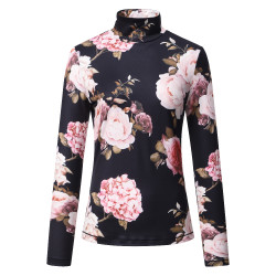 Damen-Rollkragenpullover Imperial Riding Flora Blumenprint Motive Damen-Rollkragenpullover Imperial Riding Flora Blumenprint Motive