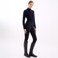 Euro-Star Empower Winter-Reitleggings FullGrip Damen Schwarz