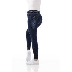 Jeans Damen Equithème Texas Denimblau