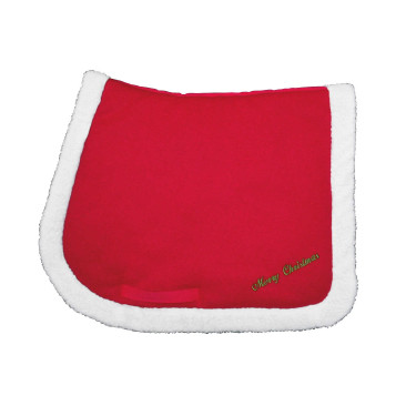 Schabracke Weihnachten Equithème Rot Schabracke Weihnachten Equithème Rot