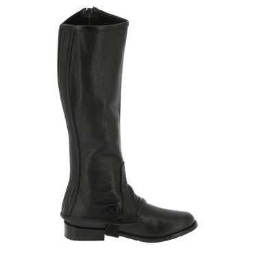 Mini-Chaps Equithème Leder Schwarz