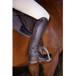 Mini-Chaps Equithème Soft Havanna Braun