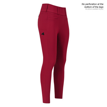 Euro-Star Reitleggings Enforce Winter FullGrip Damen Amaranth