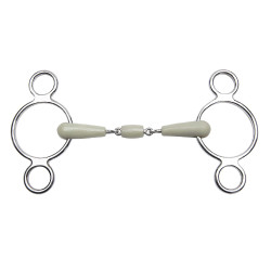 Verstellbares Gebiss Feeling 3-Ringe Flexi doppelt gebrochen Verstellbares Gebiss Feeling 3-Ringe Flexi doppelt gebrochen