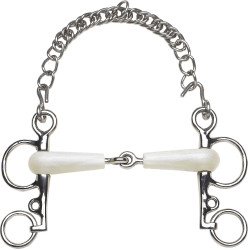 Pelham-Gebiss Feeling gebrochen flexi kurze Schenkel Pelham-Gebiss Feeling gebrochen flexi kurze Schenkel