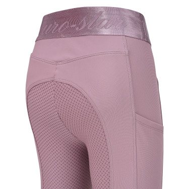 Euro-Star Reitleggings Impress FullGrip Kinder Holunder Braun