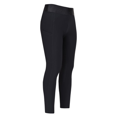 Euro-Star Reitleggings Impress FullGrip Kinder Schwarz