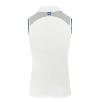 Ärmelloses Damen-Poloshirt Equit'M Weiß Weiß Ärmelloses Damen-Poloshirt Equit'M Weiß Weiß