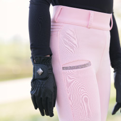 Kinder-Reitleggings Imperial Riding Comfi Sparks FullGrip Zuckerwatte