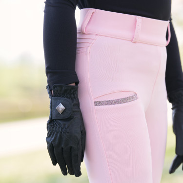 Kinder-Reitleggings Imperial Riding Comfi Sparks FullGrip Zuckerwatte