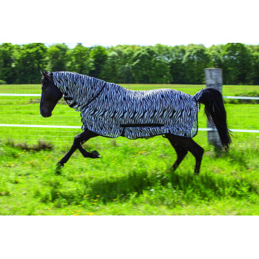 Netzdecke Riding World Combo Schwarz/weißes Zebramuster Mehrfarbig Netzdecke Riding World Combo Schwarz/weißes Zebramuster Mehrfarbig