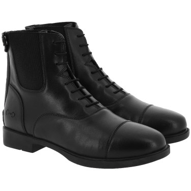 Synthetikstiefel Riding World mit Schnürung Schwarz Synthetikstiefel Riding World mit Schnürung Schwarz