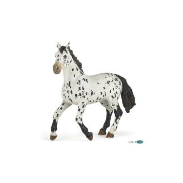 Schwarze Appaloosa-Figur Papo