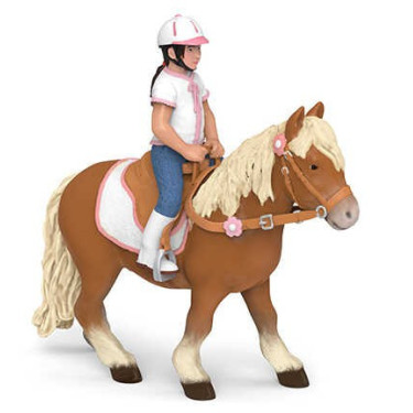Shetland-Pony-Figur mit Sattel Papo Shetland-Pony-Figur mit Sattel Papo