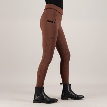 Damen-Reitleggings Imperial Riding Teddy FullGrip Bronze Braun Damen-Reitleggings Imperial Riding Teddy FullGrip Bronze Braun