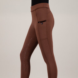 Damen-Reitleggings Imperial Riding Teddy FullGrip Bronze Braun Damen-Reitleggings Imperial Riding Teddy FullGrip Bronze Braun