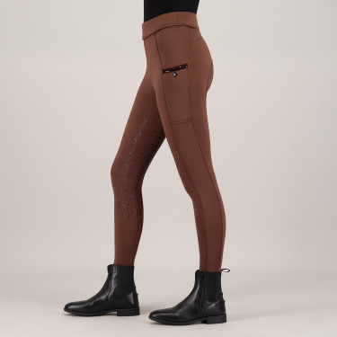 Damen-Reitleggings Imperial Riding Teddy FullGrip Bronze Braun Damen-Reitleggings Imperial Riding Teddy FullGrip Bronze Braun
