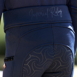 Imperial Riding Teddy FullGrip Reitleggings Kinder Marine Marineblau