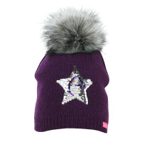 Equi-Kids Magic Mütze Violett Lila Equi-Kids Magic Mütze Violett Lila