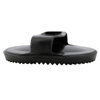 Ovale Gummistriegel hohl Schwarz Ovale Gummistriegel hohl Schwarz