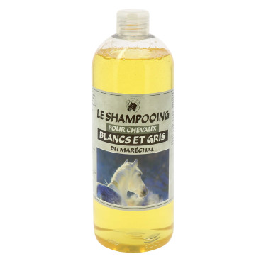 Das Shampoo für weiße und graue Pferde von Maréchal Das Shampoo für weiße und graue Pferde von Maréchal