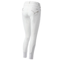 **Jeans Equithème Texas Silikon-Besatz** Weiß