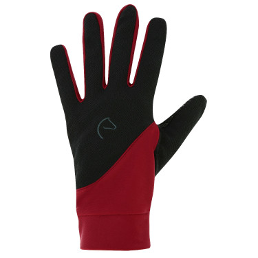 Equithème Knit Digital Handschuhe Schwarz / Pflaume
