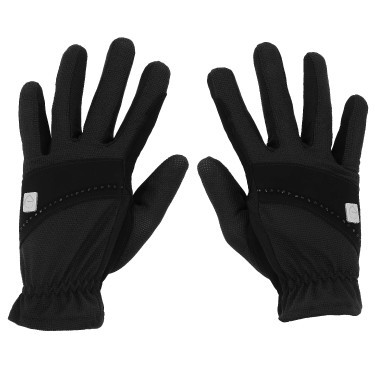 Equithème Strass Handschuhe Schwarz Equithème Strass Handschuhe Schwarz