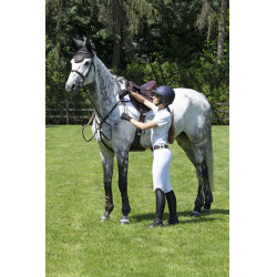 Fliegenhaube Back On Track mit Ohren Schwarz