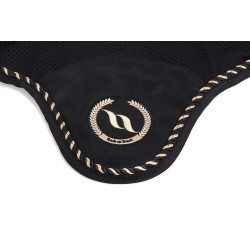 Fliegenhaube Back On Track mit Ohren Schwarz