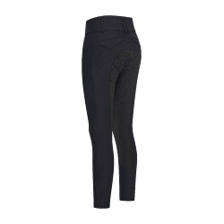Euro-Star Reithose Aurelle Damen Grip Connect Schwarz