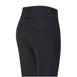 Euro-Star Reithose Aurelle Damen Grip Connect Schwarz