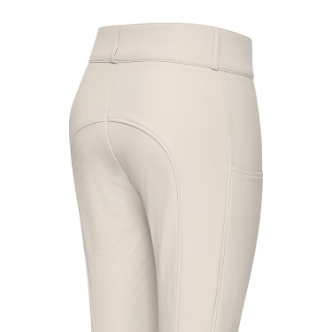 Damen-Reithose Imperial Riding Bilou FullGrip Grau / Sand