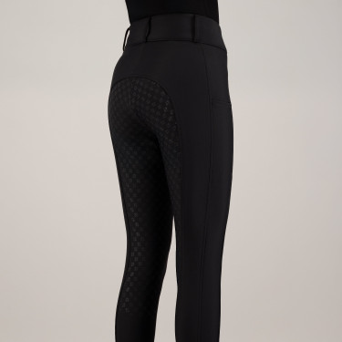 Damen-Reithose Imperial Riding Bilou FullGrip Schwarz