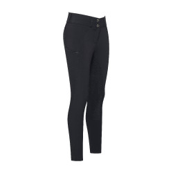 Damen-Winterreithose Imperial Riding Bliss FullGrip Schwarz
