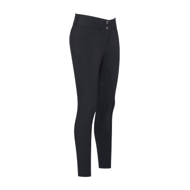 Damen-Winterreithose Imperial Riding Bliss FullGrip Schwarz