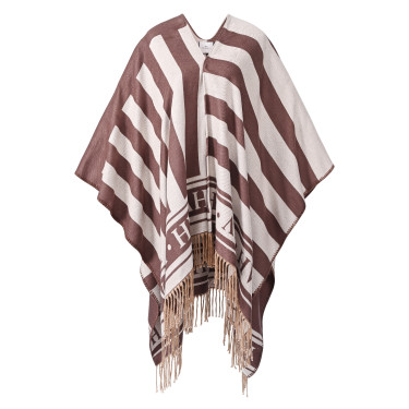 Poncho HV Polo Shelly Holz Beige Poncho HV Polo Shelly Holz Beige