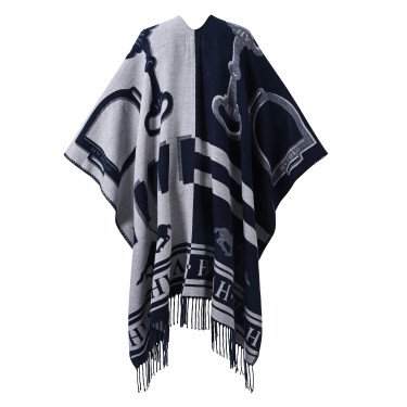 Poncho HV Polo Shelly Marine Marineblau Poncho HV Polo Shelly Marine Marineblau