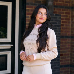 Damenpullover Imperial Riding Joyce Grau / Sand