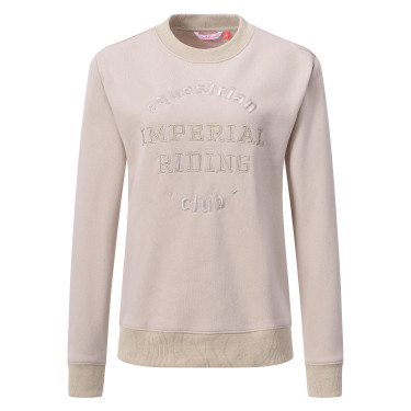 Damenpullover Imperial Riding Joyce Grau / Sand