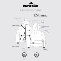 Euro-Star Jacke Camie Kinder Holunder Braun Euro-Star Jacke Camie Kinder Holunder Braun