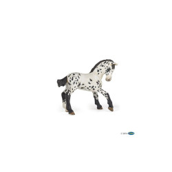Schwarzes Appaloosa-Fohlen Figur Papo