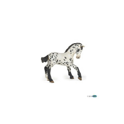Schwarzes Appaloosa-Fohlen Figur Papo