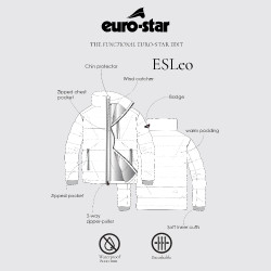 Herrenjacke Euro-Star Leo Marine Marineblau