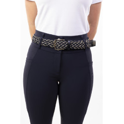 Gürtel Harcour x Versailles Charline Marine / Hellgold Marineblau Gürtel Harcour x Versailles Charline Marine / Hellgold Marineblau